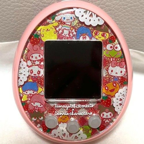 Bandai Tamagotchi Meets Sanrio Figuren Pink gebraucht Japanisch - Bild 1 von 3