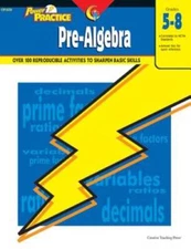 Power Practice: Pre-Algebra, Gr 5-8 (Power Practice Grades 5 - 8) - GOOD
