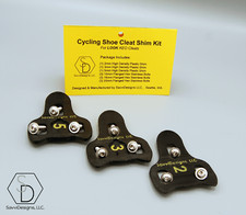 LOOK KEO Cleat Spacer Cycling Shoe Shim Kit - WITH BOLTS