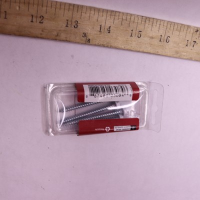 4-Pk) Everbilt Phillips Hex Head Register Vent Screws #8  