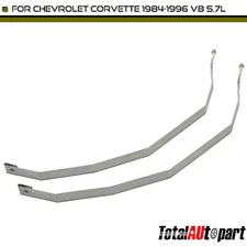 2Pcs Steel Fuel Tank Straps for Chevrolet Corvette 1984-1996 V8 5.7L 20 Gallon