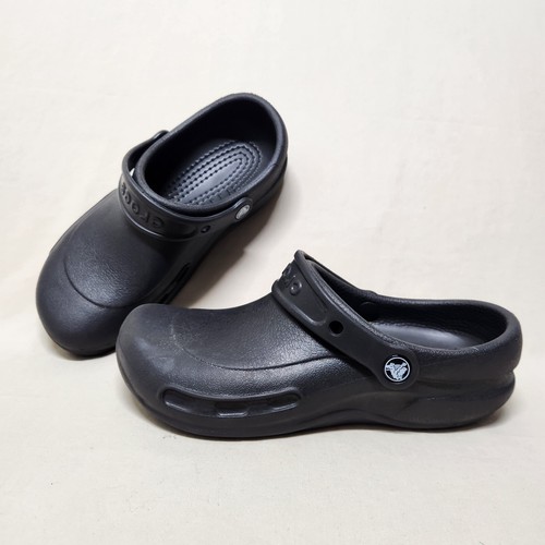Crocs Black Bistro Work Clogs Slip Resistant Women's Size 7 / Men's Size 5