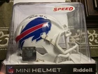 James Cook Signed Buffalo Bills Riddell Speed Mini Helmet Beckett COA Auto