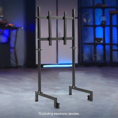 Dardoo TV-Ständer Stehende Monitorhalterung Fit 50mm Round Tube Racing Cockpit
