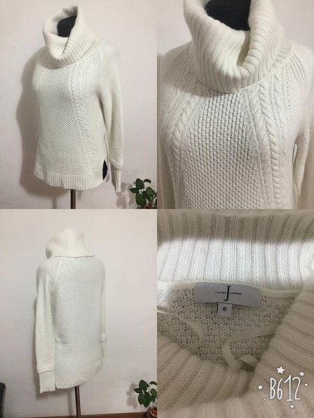 Women Jasper Conran Sweater White Viscose 36