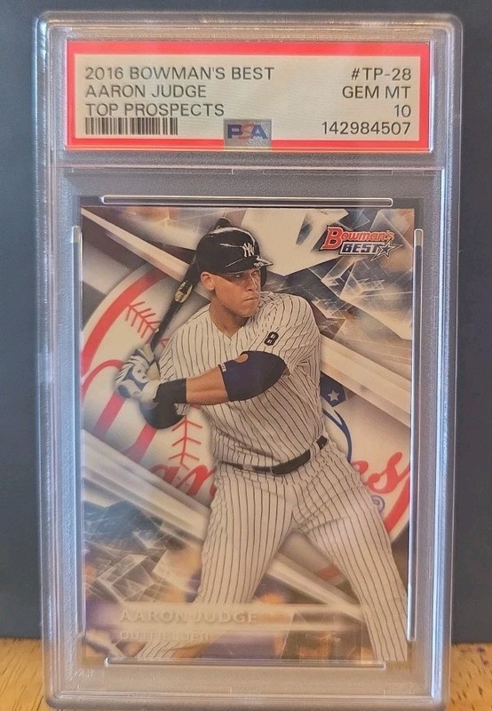 2016 Aaron Judge Bowman’s Best Top Prospects PSA 10 #TP-28 Yankees 🔥⚾️