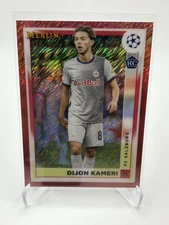 Dijon Kameri 2022-23 Merlin Chrome UEFA #70 Rose Gold Shimmer Refractor #/299