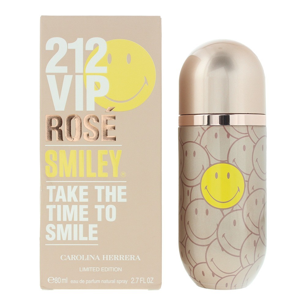 Carolina Herrera 212 VIP Rose Smiley for Women 80ml EDP Spray