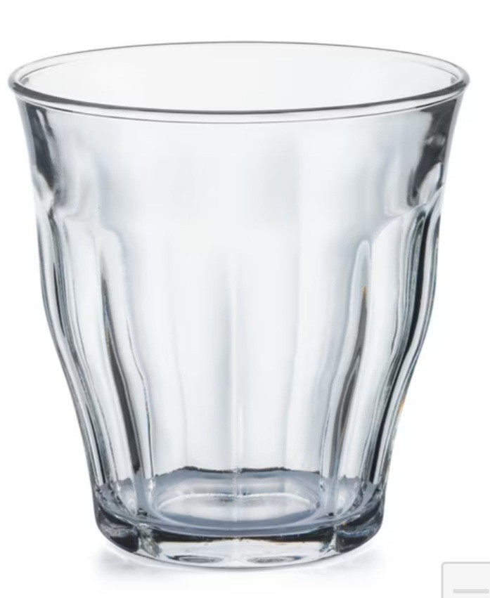 6x Glas Duralex Picardie 25Cl Glas Durchsichtig Französische Bistrogläser