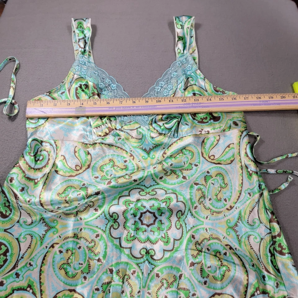 Heart & Soul 佩斯利迷彩上衣蕾丝装饰波西米亚背心衬衫婴儿娃娃特大号  — 第 2/4 张图片