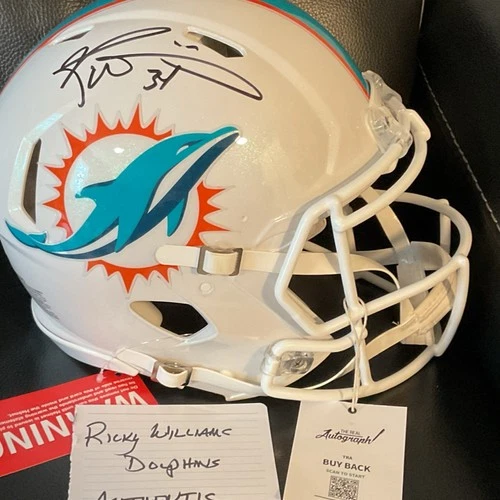 Ricky Williams Miami Dolphins Autographed Original Football Helmet BAS
