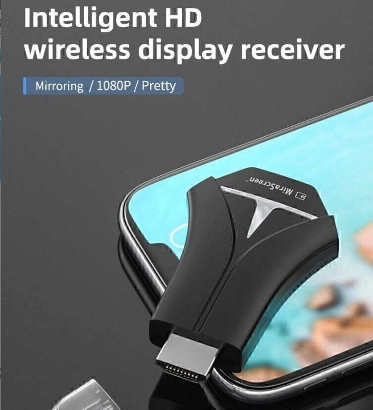 Wireless WiFi HDMI-Compatible Display TV Dongle Receiver Adapter Miracast DLNA - Image 2 of 4