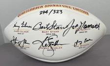 1995 Paul Bryant Museum QB Signature Edition Football ~ Alabama Signed /323