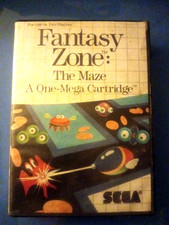 Fantasy Zone The Maze (Sega Master System, 1986) Complete Tested NTSC