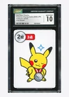 Pokemon CGC 10 GEM MINT 2ND Place Pikachu 2025 Pokemon Taruka 1ST Round Japanese