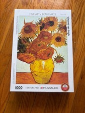 Jigsaw Puzzle COMPLETE 1000 Piece Fine Art Collection Van Gogh Fast Shipping