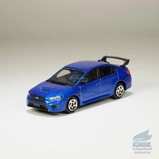 1:64 Subaru WRX STI Model Car Alloy Diecast Toy Vehicle Collection Kid Gift Blue