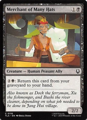 Merchant of Many Hats 110 Avatar: The Last Airbender Magic the Gathering