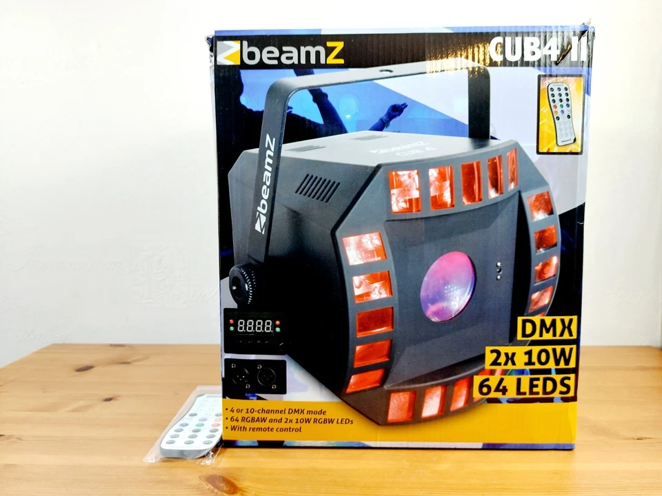 Beamz Cub4 II Led Quad Derby With Moonflower Light - Image 2 of 4