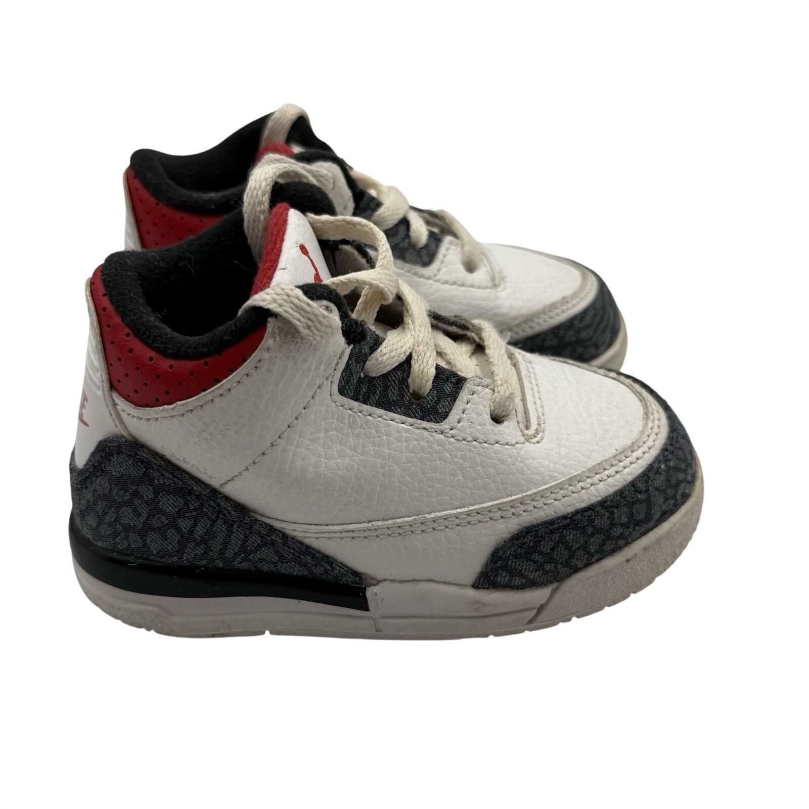 Nike air Jordan 3 retro fire red toddlers size 6C