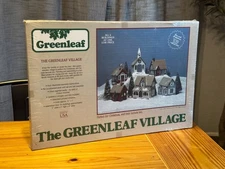 Greenleaf Village 8016 Wooden 6 Buildings Model Kit – 1983 NOS Sealed - Vintage