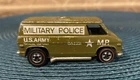 1974 Hot Wheels Redline Army Green Olive U.S. Army Military Police Van