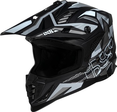 Motocrosshelm iXS363 2.0 matt schwarz-anthrazit-weiss XL