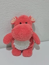 Wishpets Coral Pink Hattie Hippo Plush 8 Inch 2016 53081 Stuffed Animal Toy