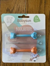 Babysun Boogertool Baby Nose Cleaner Safe Effective Gentle 2-Piece Set