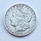 1878 CC MORGAN SILVER DOLLAR RARE KEY DATE $1 COIN - VF