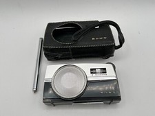 Vintage Sony 7 Transistor Model TR-725 Portable Radio - Japan w/ Case READ