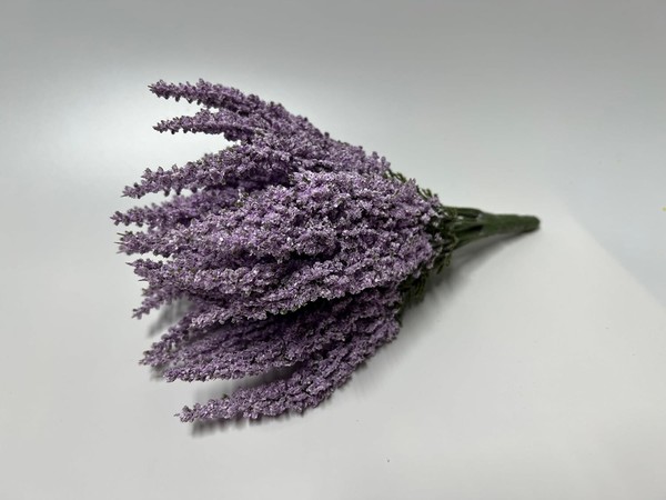 Kunstblume Erika Calluna Lila Steckstab, KüNstliches Heidekraut, 24 BlüTenstiele-image