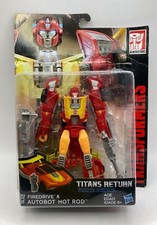 Transformers Generations Titans Return Firedrive & Autobot Hot Rod Deluxe