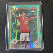 Angel Di Maria Aqua Lava /199 Topps Chrome UEFA 2024/25