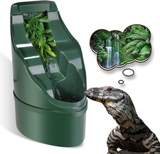Reptile Chameleon Cantina Drinking Fountain Water Dripper Comes with Feeding Ton