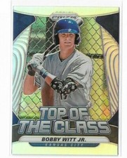 Bobby Witt Jr. 2020 Panini Prizm Top Of The Class Silver Prizm Refractor Rookie