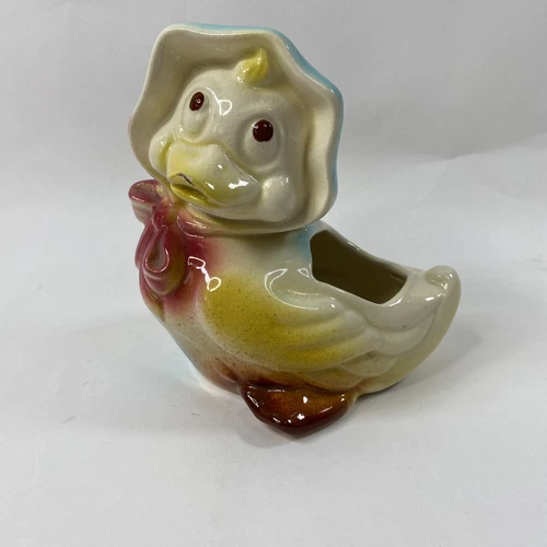 Vintage Planter Baby Duckling Shawnee Pottery 50's Easter 5" Anthropomorphic