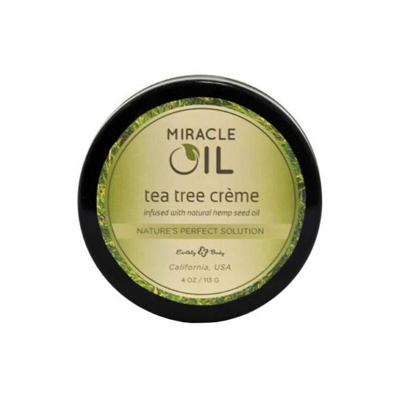 Crema de árbol de té Earthly Body Miracle Oil 4 oz Foto 3 de 3