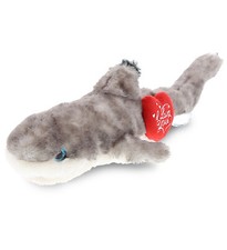 PLUSH I LOVE YOU RED HEART - SUPER SOFT PLUSH - BLACKTIP REEF SHARK