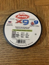 Berkeley X9 Braid Tresse 100 Lb NO BOX