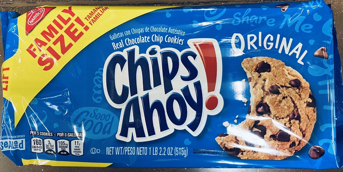 Chips Ahoy Family Size Original Cookies 18.2 oz FREE SHIPPING