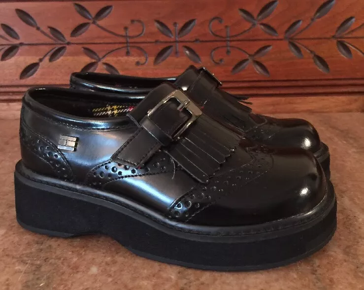 Tommy hilfiger sales black leather shoes