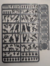 US Airborne (D-Day) Sprue, Bolt Action, 28mm WWII Plastic Multipose,  Warlord
