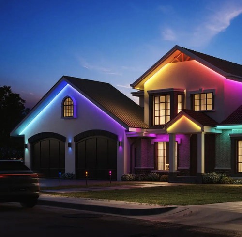 Govee RGBIC Outdoor 32.8 Ft. Integrated LED Smart Color Wi-Fi Enabled - Picture 2 of 3
