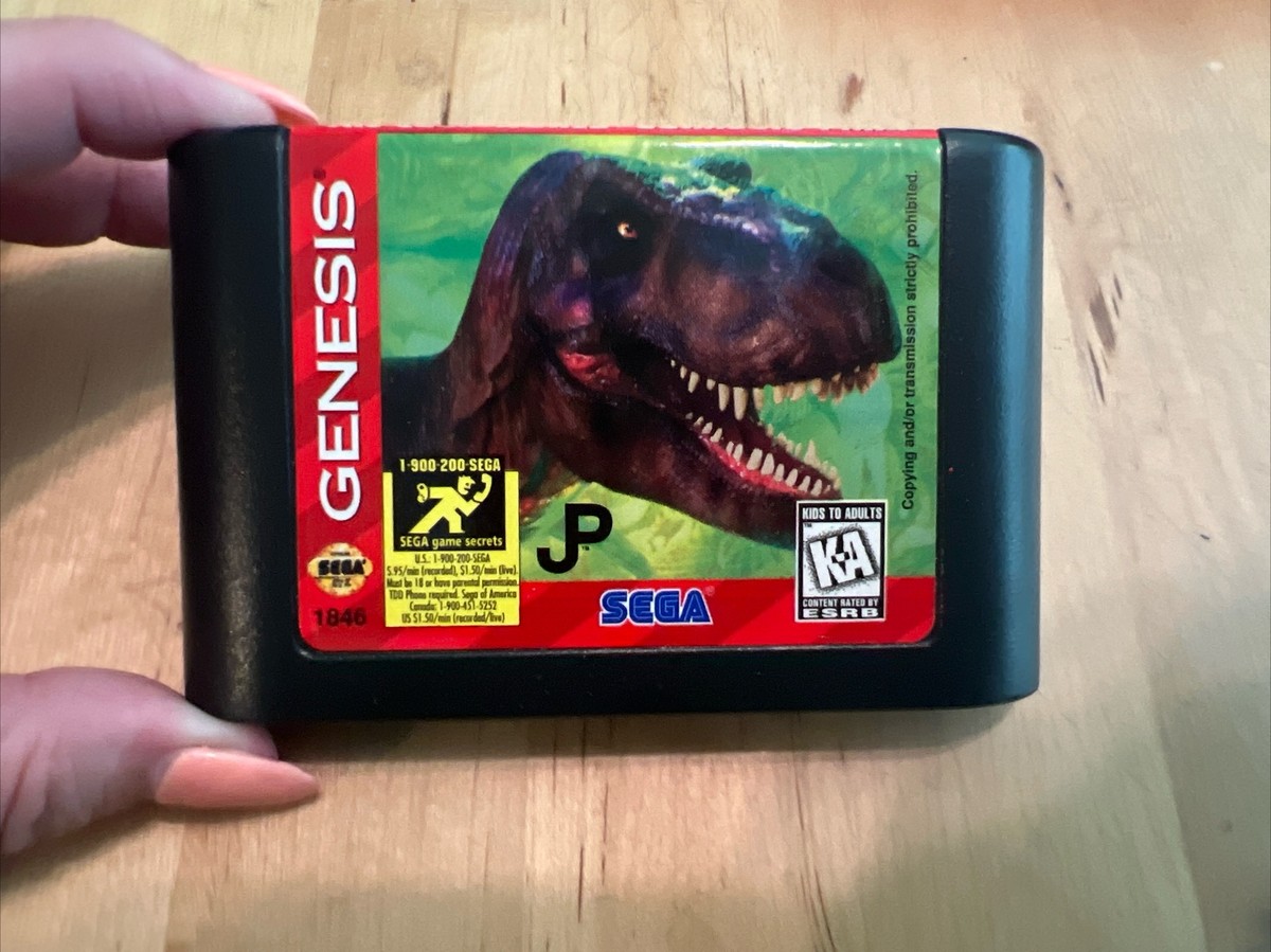 The Lost World: Jurassic Park Sega Genesis 1997, Cart & Box