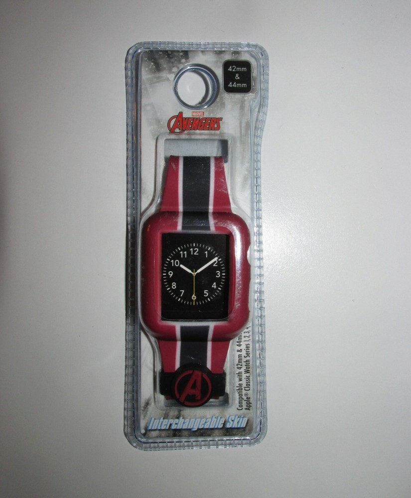 Marvel Avengers Apple Watch 42-44mm Interchangeable Band/Skin - BRAND NEW