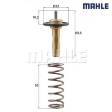 Thermostat, coolant Behr Mahle TX31190D for Volvo V60 I