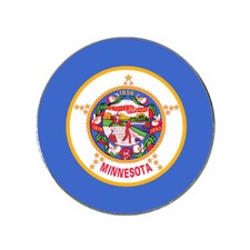 Minnesota State Flag Golf Ball Marker