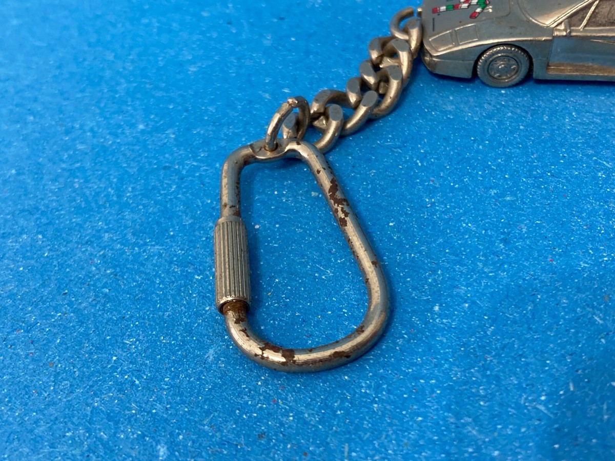 PORTACHIAVI VINTAGE BURAGO AUTO FERRARI F40 ITALIA 90 METAL MODEL