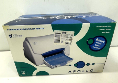 NEW OPEN BOX APOLLO P-1200 SERIES COLOR INKJET PRINTER